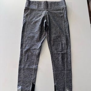 Gray and black PINK leggings